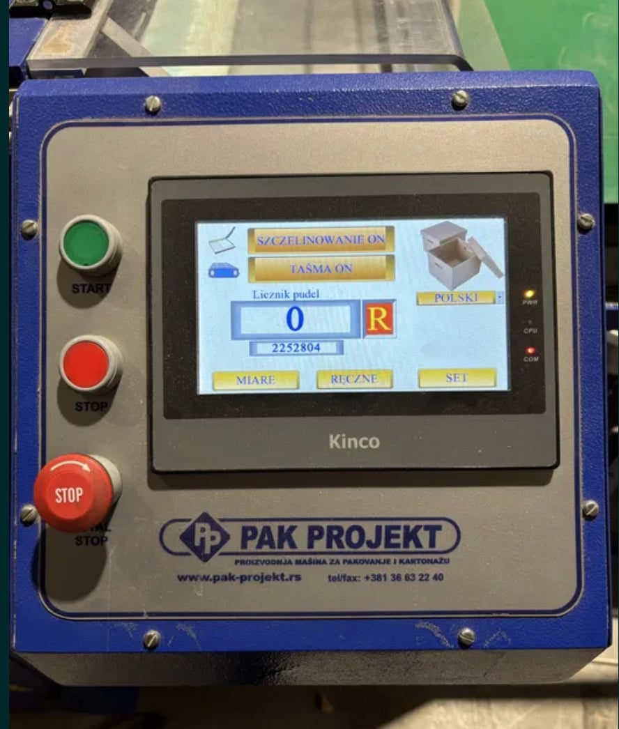 Pak Projekt Boxmaker 2400 — maszyna do produkcji kartonów z tektury falistej (2017) 3