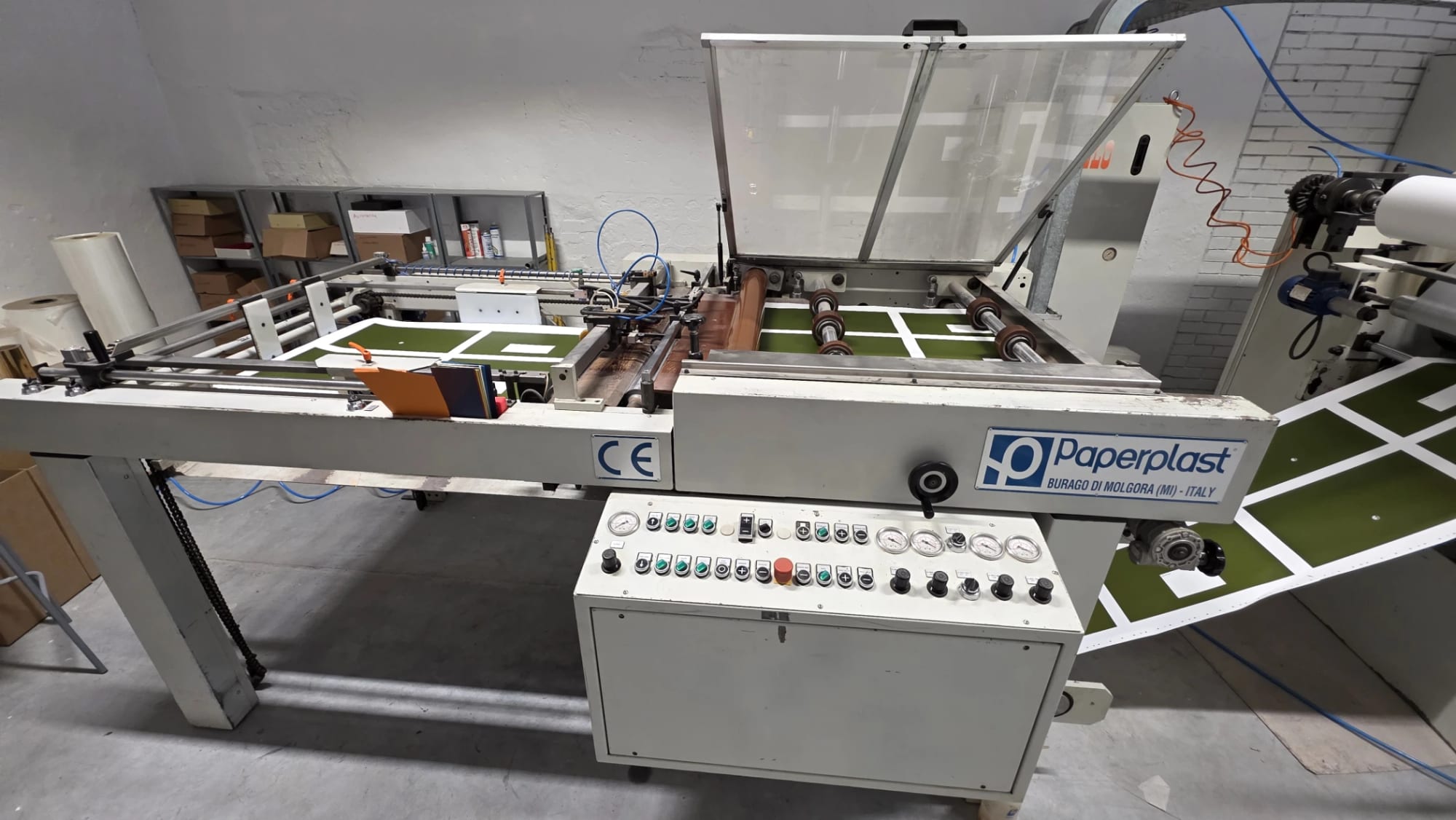 Paperplast Dry 80/76 — automatic B1 laminating machine 76 × 102 cm, up to 70 m/min 4
