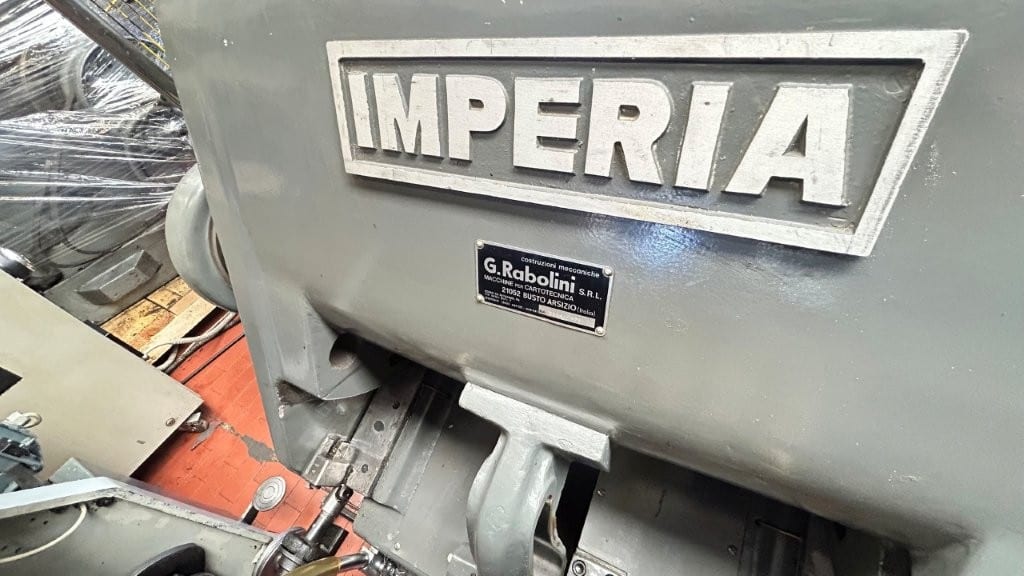 Rabolini Imperia C — die-cutting and hot foil stamping platen with automatic feeder 80 × 110 cm (1994) 10