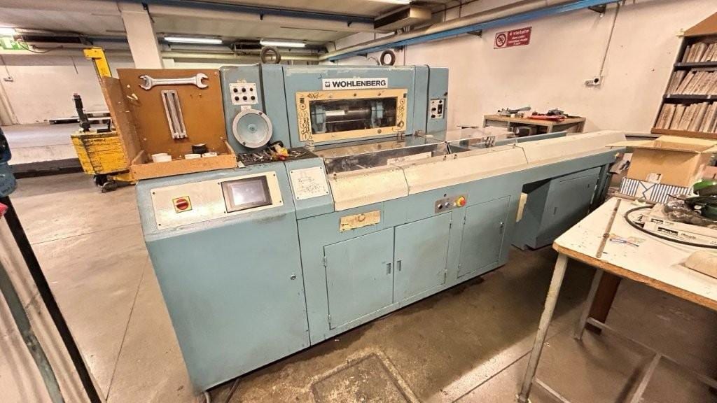 Wohlenberg 44 FM 50 — three-knife trimmer with automatic feeding (1989) 2